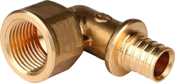 Угольник с вн. резьбой 16x1/2" STOUT для сшитого п/э