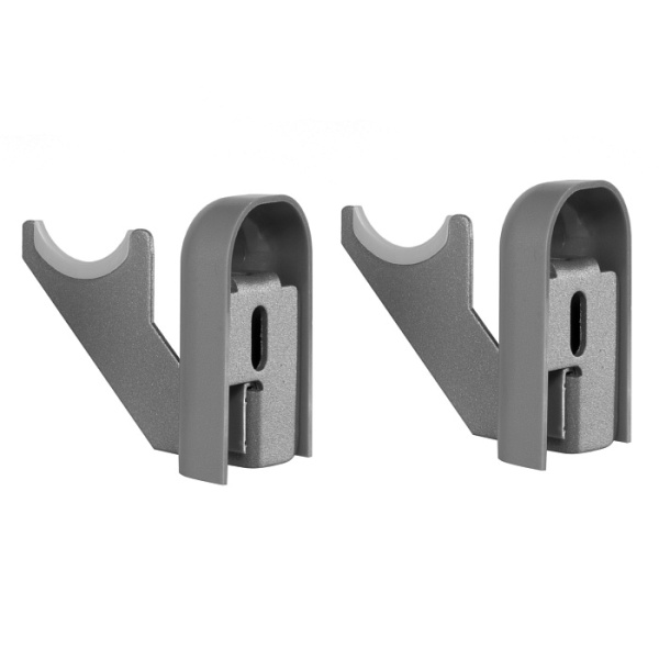 Комплект наст. регул. КРОНШТ. Royal Thermo Design 80,серебристые (2шт)