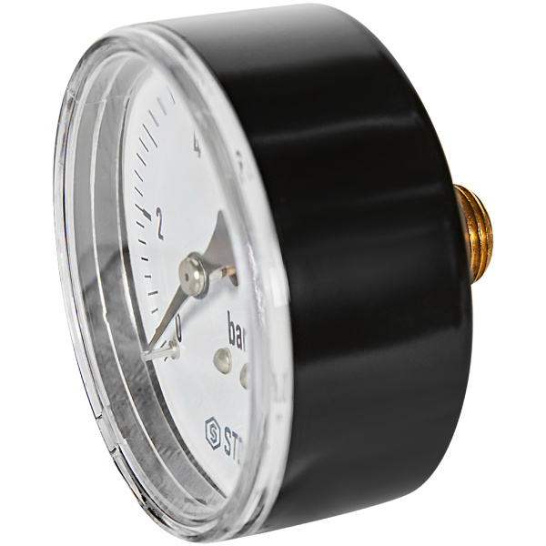 Манометр аксиальный. Корпус Dn 63 мм 1/4 , 0...10 бар, кл.2.5 STOUT  Магазин сантехники Нижний Новгород