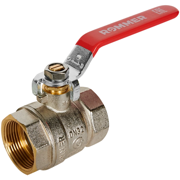 Кран шар В/В ручка  рычаг 1 1/4" ROMMER ГОСТ