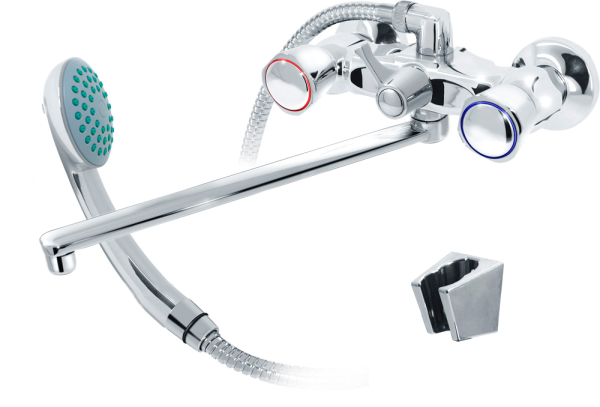 Смеситель VarioFin д/в-рак плоский излив Сайма керамика