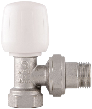 Угловой радиаторный кран верх. 3/4" н/в (394) Itap