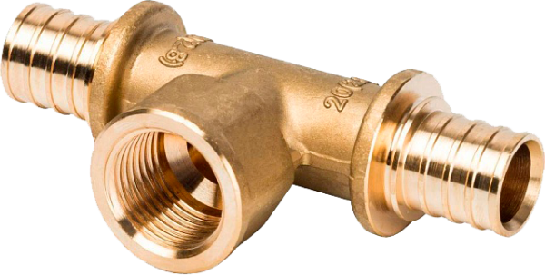 Тройник с вн. р. 20x1/2" STOUT для сшитого п/э