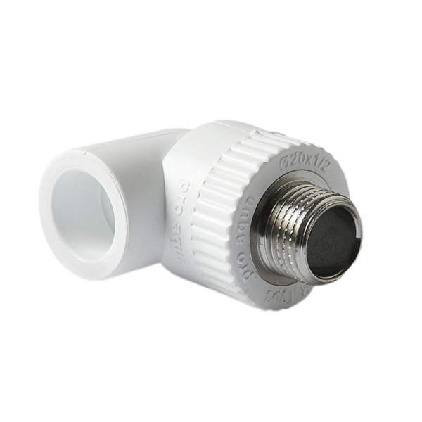 Угольник комбинированный с наружной резьбой (ПРО АКВА)