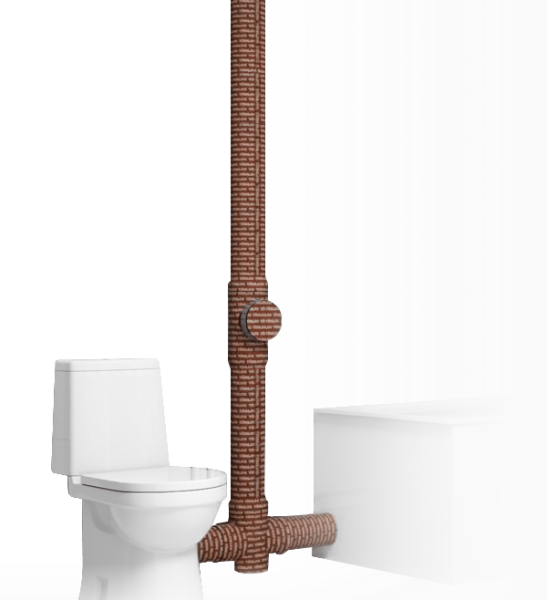 Шумоизоляция канал. труб TONLOS PIPE (D110мм, толщ. 8мм, L до 3м Магазин сантехники Нижний Новгород