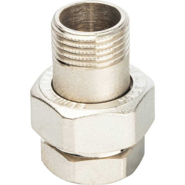 Соединитель (американка) прямой   1/2" В/Н STOUT