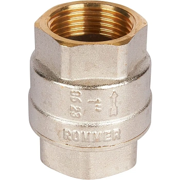 Клапан обратный  с металлическим седлом  1" ROMMER