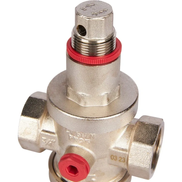 Редуктор давления поршневой PN25 вн/вн 3/4" с выходом под манометр ROMMER Магазин сантехники Нижний Новгород