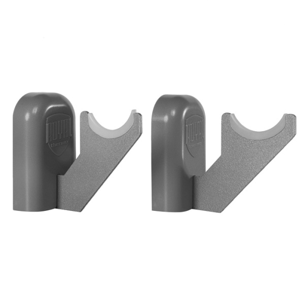 Комплект наст. регул. КРОНШТ. Royal Thermo Design 80,серебристые (2шт)