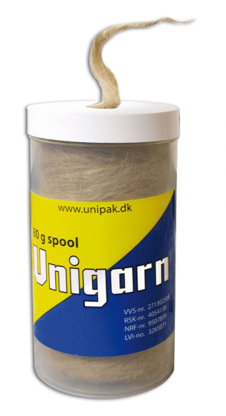 Лен сантехнический 80г "UNIGARN" (шпуля) 