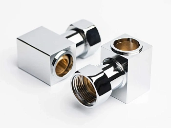 Угол  3/4 х 1/2 г/ш квадрат (хром)