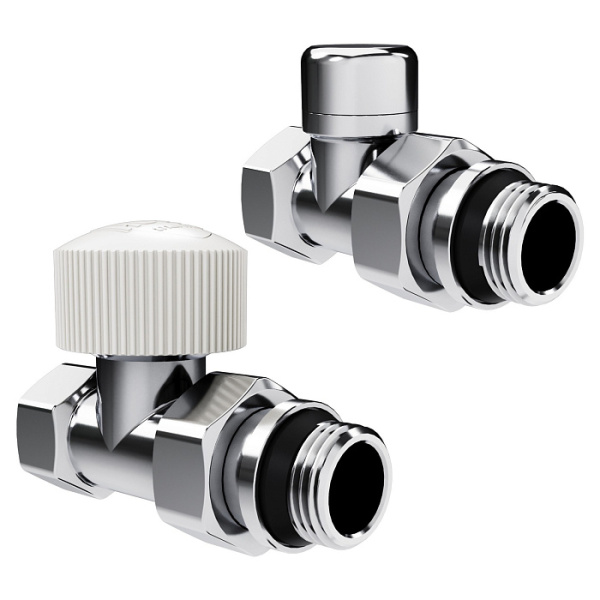 Набор термостатический прямой Royal Thermo Design 1/2"М30х1,5 (Хром