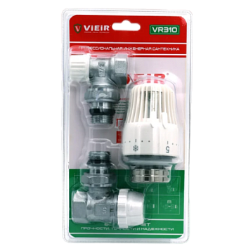 Комплект терморег.1/2" УГЛОВОЙ (VIEIR) (25/1)