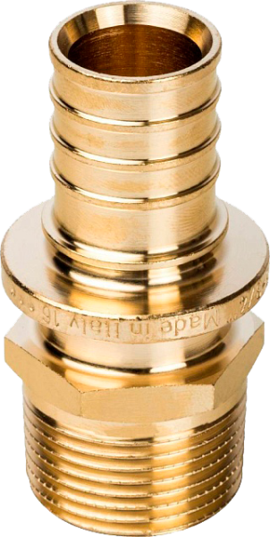 Переходник с нар. резьбой 25xR 3/4" STOUT для сшитого п/э