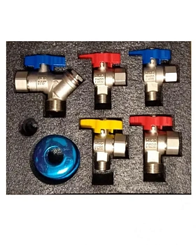 Набор кранов для газового котла 1/2"-3/4" ViEiR