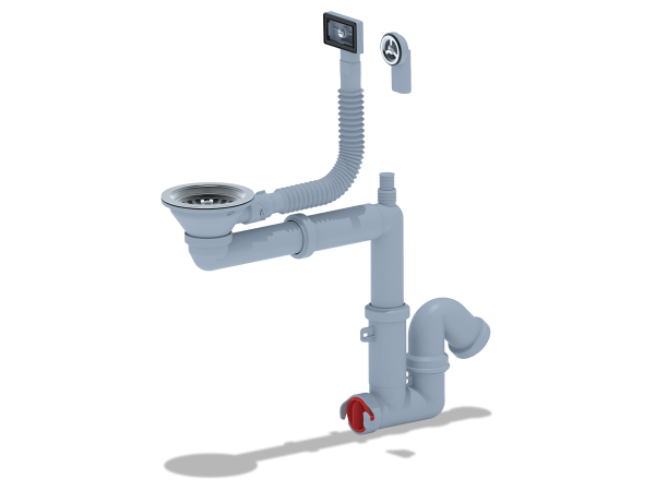 3 1/2"*40 прям.смещ с отв стир маш,гиб круг и пр.пер сифон АНИ (9-80302)