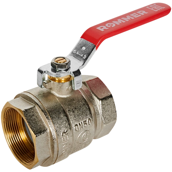 Кран шаровой, ВР/ВР, ручка рычаг 2" ROMMER ГОСТ