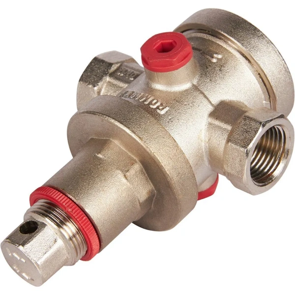 Редуктор давления поршневой PN25 вн/вн 1/2" с выходом под манометр ROMMER Магазин сантехники Нижний Новгород