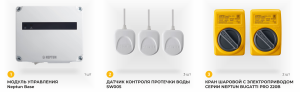 Система Neptun Bugatti Base 1/2" (220В)