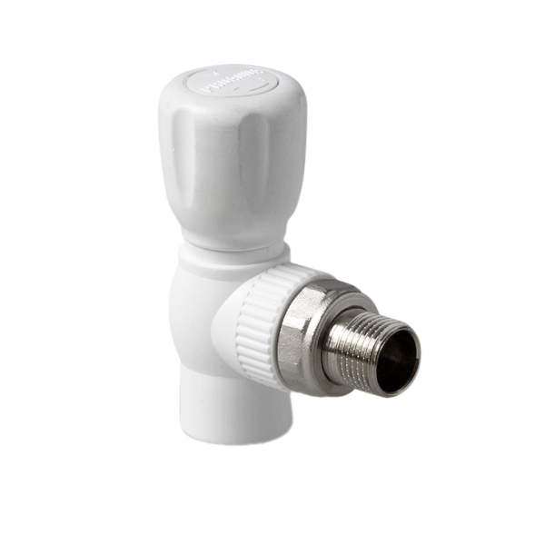 Шаровой кран для радиатора (угловой) ПРО АКВА