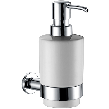FORNY Дозатор жидкого мыла керамический, хром