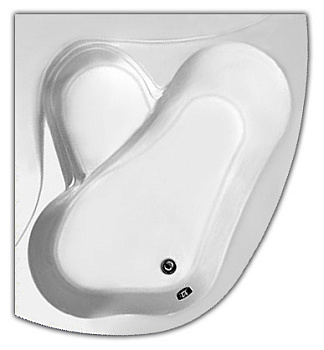 Paria 140х140х45 см - Ванна акриловая угловая + комплект ног