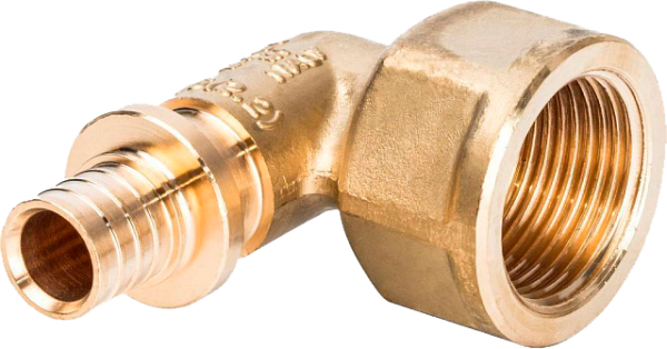 Угольник с вн. резьбой 16x3/4" STOUT для сшитого п/э