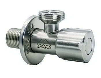 Кран угловой для подключения стиральных/посудомоечных машин 1/2-3/4 Monoflex 