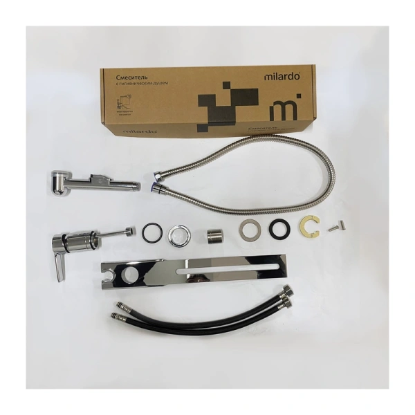 Смеситель с гиг. душем 35к Milardo  "Tidy"  на унитаз, ХРОМ Магазин сантехники Нижний Новгород