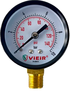 Манометр радиальный 10 бар"ViEiR"