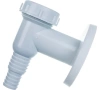 Сифон для стиральной машины, наружный, белый AlcaPlast