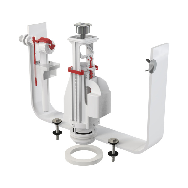 Выпускной комплект боковой 1/2" с двойной кнопкой(16/1) (SA 08 A SA 04 1/2) 