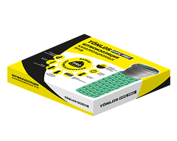 Шумоизоляция канал. труб TONLOS PIPE PRO (D110мм, внутр. 2мм, внеш. 9мм, 