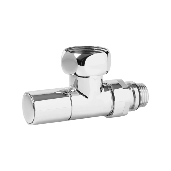 Кран угловой для полотенцесушителя 1/2*M(Н) *1F(В) " (круглый) (VIEIR) 