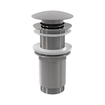 A395 Водослив д/умывальника click/clack 5/4"с большой заглушкой (без перелива)