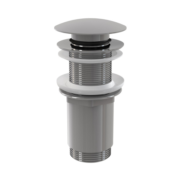 A395 Водослив д/умывальника click/clack 5/4"с большой заглушкой (без перелива)