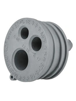 Манжета дренажная 3 отв.серая ТЭП 50х5-18 MPF 