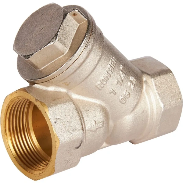 Фильтр грубой очистки  косой  500 мкр.  1 1/ 4"  ROMMER Магазин сантехники Нижний Новгород