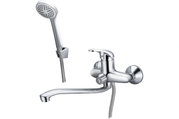 MN2203 Смеситель для ванны длинный излив переключатель в корпусе , хром Магазин сантехники Нижний Новгород