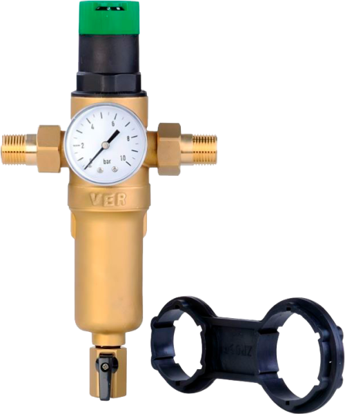 Фильтр с ред.1/2" для горячей воды металл (VIEIR)