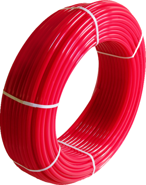 Труба из сшитого полиэтилена PE-Xa 16х2,0 красная с EVOH PRO AQUA 