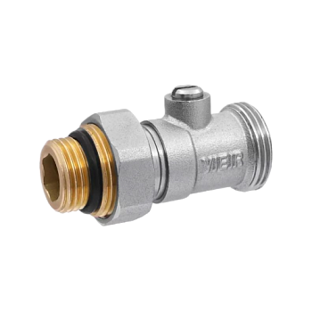 Узел нижнего подключения для радиатора раздельный прямой 3/4″x1/2″