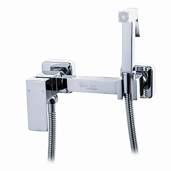 Гигиенические смеситель (наруж. квадр. хром) PL6503