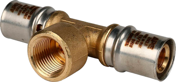 ПРЕСС Тройник с внутр. резьбой 20х1/2"х20 (АРЕ)