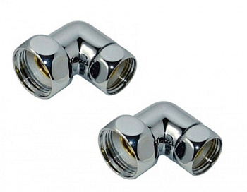 Угловое соединение 1" гайка - 3/4" гайка "ViEiR"