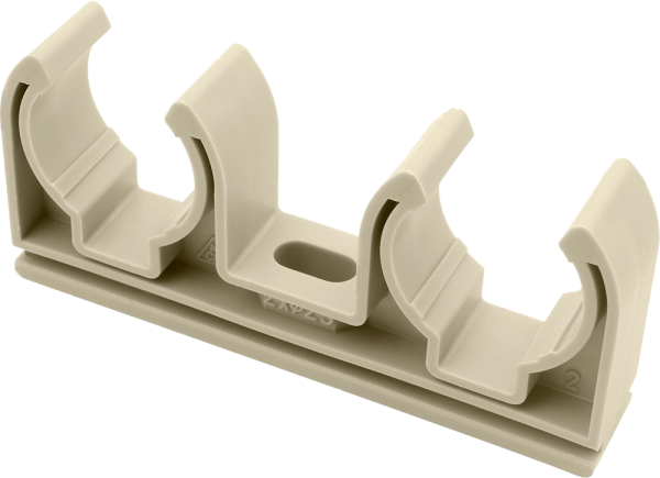 Зажим пластиковый двойной