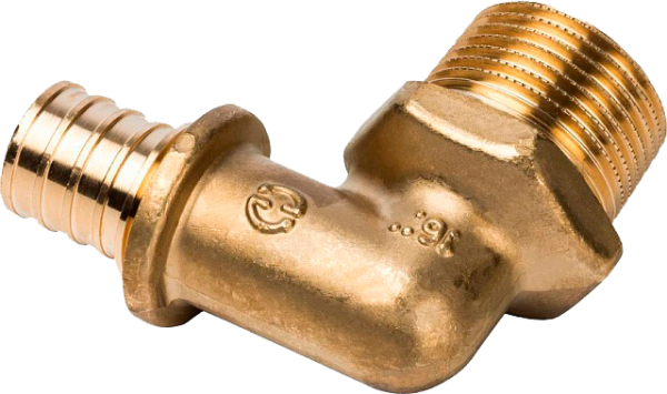 Угольник с нар. резьбой 20x3/4" STOUT для сшитого п/э