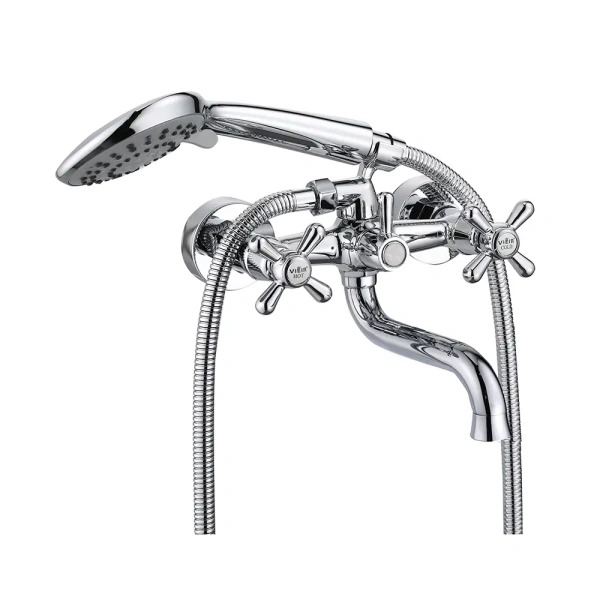 Смеситель для ванны V12-01-3-1 излив 20 см ViEiR (крест)