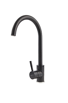 Смеситель для кухни 8105 Бергамо черный окрашенный