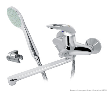 Смеситель д/ванны-раковины WERDER с керамическим переключателем